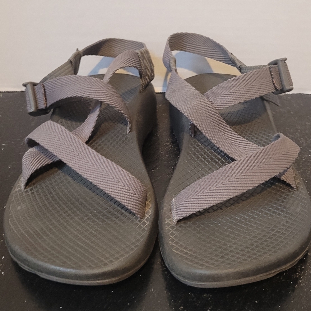 Chaco Women's Taupe Strap Sandals in Gray-Brown